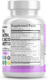 Collagen Pills 1000mg Biotin 10000mcg Keratin Saw Palmetto 2500mg Hyaluronic Acid - Hair Skin and Nails Vitamins and DHT Blocker with Vitamin E Fo...