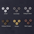 PH PandaHall 600pcs Tibetan Flower Spacer Beads, 6 Colors Metal Alloy Daisy Beads 6mm Jewelry Spacers Flat Loose Beads for Bracelet Necklace Jewel...