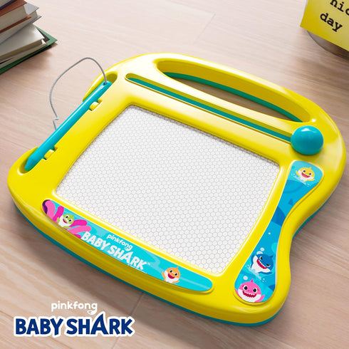 Lollipop Baby Shark Travel Magnetic Drawing Board for Boys or Girls, On The Go Drawing Board...