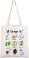 CMNIM Art Teacher Gifts Artist Gifts All Things Art Makeup Bag Art Lovers Gift Teacher Appreciation Gift Art Teacher Supplies (All Things Art TB)...