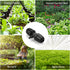 12 Pcs 1/2 inch to 1/4 inch Drip Irrigation Tubing Fittings, 1/2 Inch Drip Tubing (1/2" ID x 0.65" OD) to 1/4 Inch Irrigation Tubing Locked Barbed...