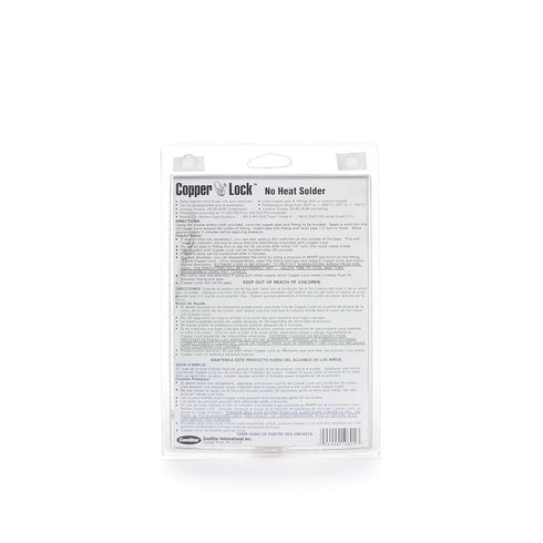 ComStar Copper Lock, No Heat Solder for Copper & Brass Pipes, Create A Permanent Leak-Proof Bond Instantly, Made in USA, 10 ml (10-801)...
