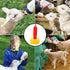 PAGOW 10PCS Nipple for Goats, Small Animal Milk Drink Nipple, Soft Rubber Pacifier for Nursing Lambs and Goat Kids...
