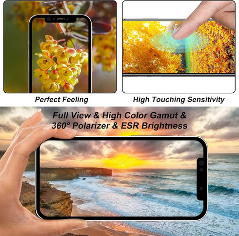 Screen Replacement for iPhone Xs Max 6.5', 3D Touch Display Full Repair kit, Digitizer Assembly with Tools Set, Tempered Glass, Instruction...