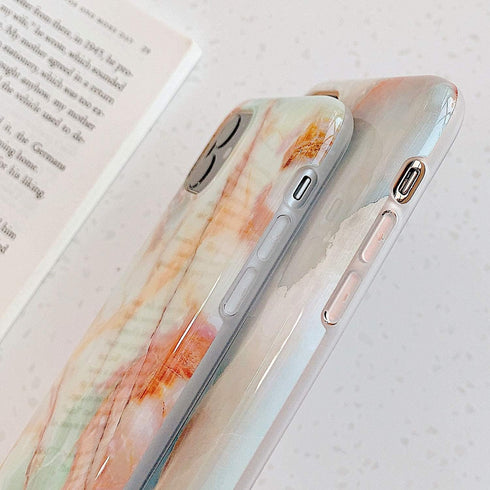 J.west for iPhone 12/12 Pro Case 6.1-inch, Luxury Grey Marble Design Graphics Stone Pattern Ultra Slim Thin Flexible Soft Rubber TPU Silicone Prot...