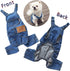 Dog Shirts Clothes Dog Denim Overalls, Fashion Pet Jean Overalls Apparel, Comfortable Puppy Costumes for Small Medium Dogs&Cat, Dog Denim Shirts, ...