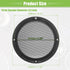 ACROPIX Universal 6.5" Car Speaker Grills Cover Mesh Round 6.5 Inch Audio Speaker Subwoofer Guard Protector Case with Screws Iron Gold Tone Black ...