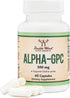 Alpha GPC Choline Brain Supplement for Acetylcholine (60 Count, 600mg Servings) Advanced Memory Formula, Focus and Brain Support, Focus Supplement...
