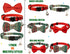 Collar for Cats Pets Breakaway with Bell Bowtie Floral Bow Detachable Adjustable Safety Puppy 2pcs Christmas-A...