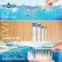 AQUALUNA Aquarium Test Strips 6 in 1 for Freshwater and Saltwater- Fish Tank Test Kit Monitoring Level of pH, Nitrate, Nitrite, General Hardness, ...