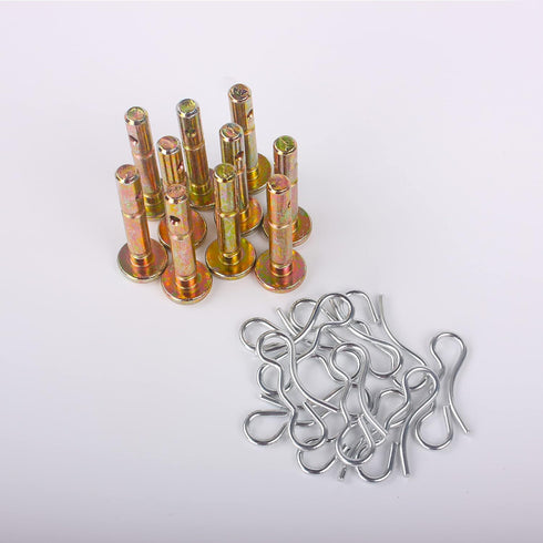 20 pcs Shear Pins + 20 pcs Cotters Pins for 738-04124A Troy Bilt 714-04040 738-04124 Snowblowers Replacement...