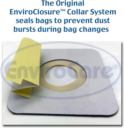 Envirocare Replacement HEPA Filtration Vacuum Cleaner Dust Bags made to fit Riccar Type W Brilliance and Simplicity Synchrony Vacuum Cleaners 6 pa...