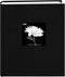 Fabric Frame Cover Photo Album 200 Pockets Hold 5x7 Photos, Deep Black...