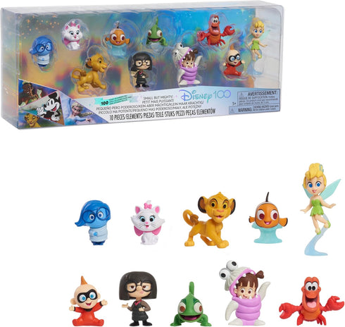 Disney100 Years of Small But Mighty, Limited Edition 10-piece Figure Set, Kids Toys for Ages 3 Up by Just Play...