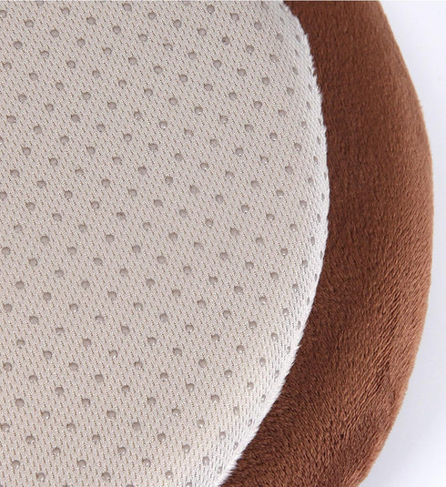 Memory Foam Seat Cushion 11" Chair Pad for Kitchen Dining Anti-Slip Round Stool Pad Comfortable Seat Cushion with Removable Cover for Home Office ...