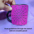 Mandala Stencil - 4 piece set including Super Flexible template - by Happy Dotting Company - stencils for mandala art and dot painting on mugs, bo...