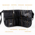 MSQ Makeup Brush Bag with Belt Cosmetic Brush Pouch Holder Organizer Multi Pocket Apron Pack with Adjustable Artist Belt Strap Large Capacity Grea...