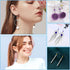 600Pcs Earring Hooks for Jewelry Making Stainless Steel French Earring Hooks Hypoallergenic Ear Wires Colorful Fish Hook Earrings with Earring Bac...