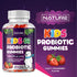 Built by Nature Kids Probiotic Gummies - 6 Diverse Probiotic Strains - Digestive & Immune Support - Chewable Kid Probiotic Gummy Supplement - No R...