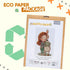 HobbyJobby Cross Stitch Kit Lucy and The Goose, Counted Cross Stitch Kit for Adults, Needlecraft and Embroidery Kit...