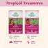 Organic India Tulsi Hibiscus Herbal Tea - Holy Basil, Stress Relieving & Gratifying, Immune Support, Adaptogen, Vegan, USDA Certified Organic, Non...