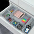 Drawer Organizer 8 Pieces Felt Storage Bins for Office Desk Accessories and Cosmetic Desk Organizer and Dividers with 4 Sizes for Dressing Table B...