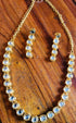 Touchstone "Contemporary Kundan Collection Indian bollywood elegant Kundan polki look light jewelry necklace set in gold tone for women...