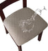 Genina Waterproof Seat Covers for Dining Room Chairs Covers Dining Chair Cover Kitchen Chair Covers (Taupe, 4 Pcs)...