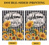 Home Decorative Welcome to Our Porch Spring Summer Sunflower House Flag, Black White Buffalo Plaid Check Yard Outside Decoration, Fall Autumn Farm...