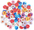 100 Pcs Wood Daisy Buttons 1 inch Flower Buttons for Craft Wooden Painted Buttons for Crafts 2 Holes Flower Shaped Buttons for DIY Crafts Multi-Co...