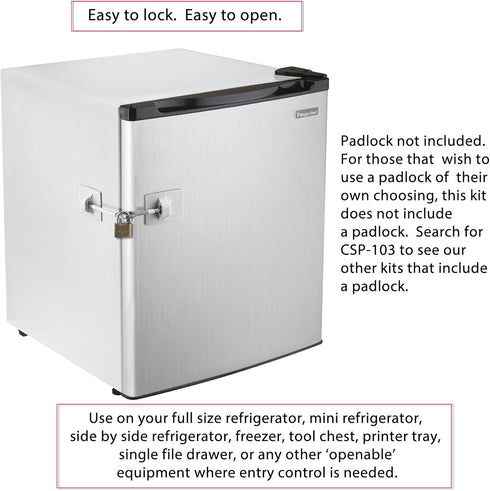 Refrigerator Lock (White Without Padlock)...