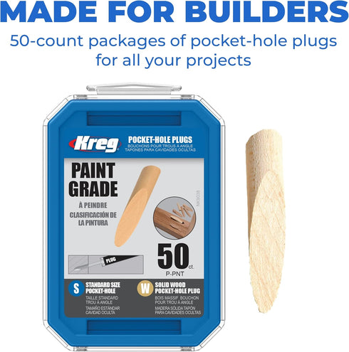 Kreg P-PNT Paint Grade Plugs...