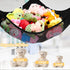 Jumbo Toy Net Hammock for Stuffed Animals KoHuiJoo Wall Sling Corner Extra Large Kids Children Mesh Toy Net Organizer (Black 2 Pack, 70 inch)...
