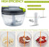 Multi-Function Manual Food Chopper & Processors with Handle and Cover,Vegetable Chopper Shredder,Garlic Press,Suitable for Onions Garlic Peppers C...