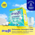 Dropps UltraWash Dishwasher Pods, Lemon Citrus (32 Count) - Biobased Power Deep Clean Dishwasher Detergent Tablets for Sparkling Shiny Dishes - No...