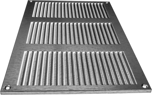 Vent Systems 12'' x 8'' Inch Galvanized Air Vent Cover Metal Air Return Grill with Built in Pest Guard Screen HVAC Vent Cover for Home Improvement...