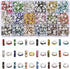 QUEFE 1170Pcs Rhinestone Spacer Beads for Jewelry Making, Rondelle Crystal 8mm Bead for Necklaces, Focal Beads for Pen, Bracelet Pendants (18 Colo...
