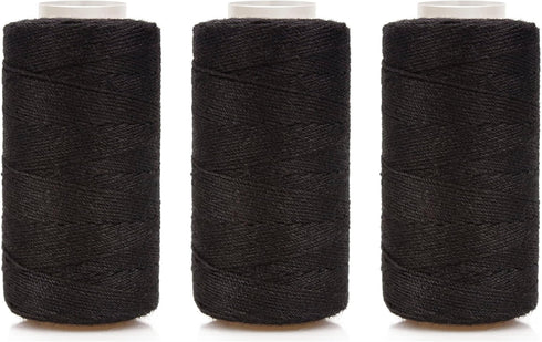 Ryalan Weaving Needle Combo Deal Black Thread with 10pcs Needle for Making Wig Sewing Hair Weft Hair Weave Extension, Big Medium and Small C J Sha...