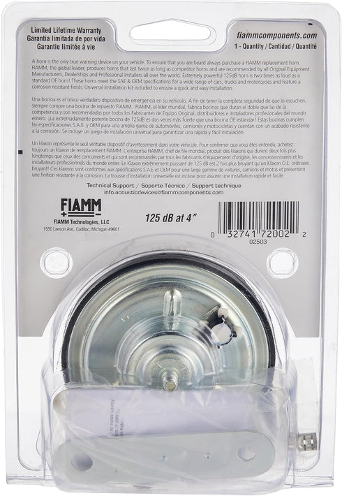FIAMM 72002 HIGH Note Replacement Horn...