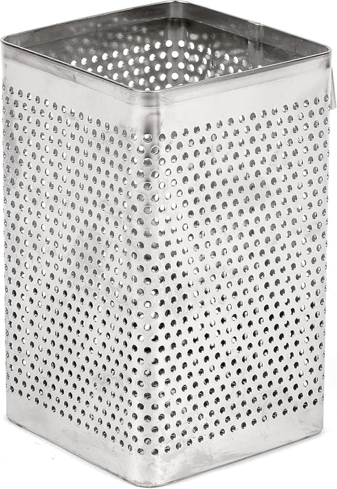 LENITH Kitchen Utensil Chopsticks Perforated Holder with Hooks - Stainless Steel Storage for Organizer Dishwasher Safe (Small Square)...