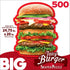 RoseArt - Big Shaped - Juicy Burger - 500 Piece Jigsaw Puzzle for Adults...