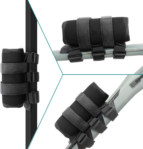 HomeMount Bike Speaker Mount - Speaker Holder Strap for Bike/Golf Cart/Boat, Compatible with Most Portable Speakers...