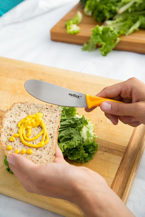 Zyliss Sandwich Knife & Condiment Spreader - Sandwich Spreader Knife for Butter, Cream Cheese, & Jellies - Ergonomic Stainless Steel Spreading Kni...