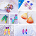 LET'S RESIN Resin Earring Mold, 171 Pcs Resin Jewelry Molds Making Kit with 11 Pack Variety Shape Resin Molds Silicone, Earring Molds for Epoxy Re...