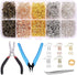 5 Colors Earring Hooks Kit Hypoallergenic Ear Wires and 1000pcs Jump Rings for Earrings Making Jewelry Making Findings...