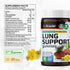 BIO KRAUTER Lung Detox Gummies - 60 Vegan Chews - Lung Cleanse Supplement w/Vitamin C & Mullein Leaf Blend - Respiratory Support...