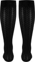 Truform Compression Socks, 15-20 mmHg, Women's Dress Socks, Knee High Over Calf Length, Black Cable Knit, Small...