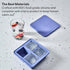 W&P Peak Silicone Extra Large Cube Ice Tray w/ Protective Lid | Blue Peak | Easy to Remove Ice Cubes | Food Grade Premium Silicone | Dishwasher Sa...
