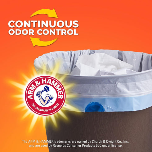 Hefty Small Trash Bags, Fabuloso Scent, 4 Gallon, 34 Count...