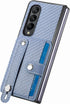 Asuwish Phone Case for Samsung Galaxy Z Fold 4 5G 2022 and Cell Accessories with Wrist Strap Credit Card Holder Slot Stand Kickstand Protective Sl...